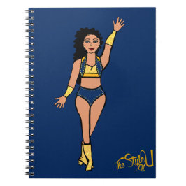 Dancer Notebook Navy/Guld Anteckningsbok