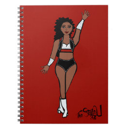 Dancer Notebook Red / Black / White Anteckningsbok