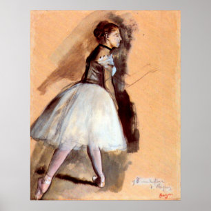 Dancer Permanent by Edgar Degas, Vintage Ballet Ar Poster