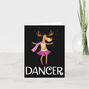 Dancer Prancer jul Dancing Reindeer Kort