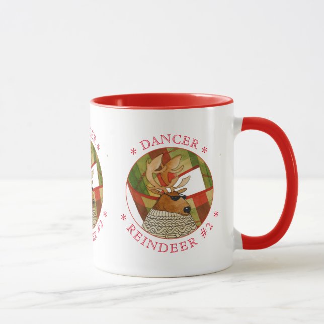 DANCER REINDEER Red Combo Mugg (Höger)