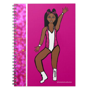 Dancer Rosa Spark - bärbar dator nr 1 Anteckningsbok