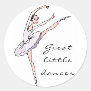 Dancer Runt Klistermärke