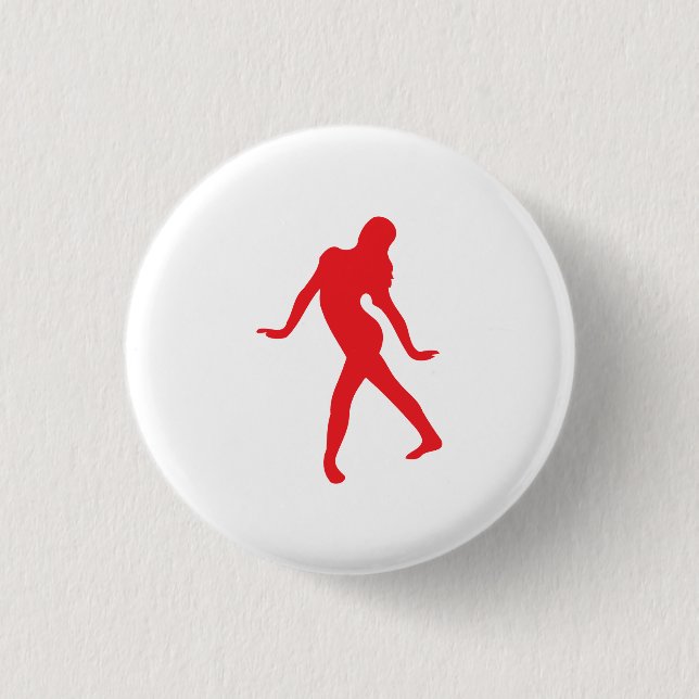 Dancer Silhouette Patches & Buttons Knapp (Framsida)
