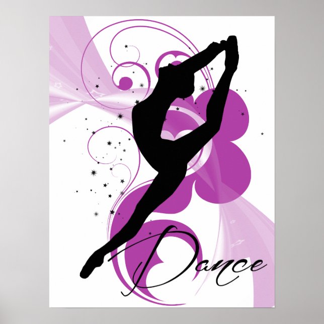 Dancer Silhouette Poster (Framsidan)