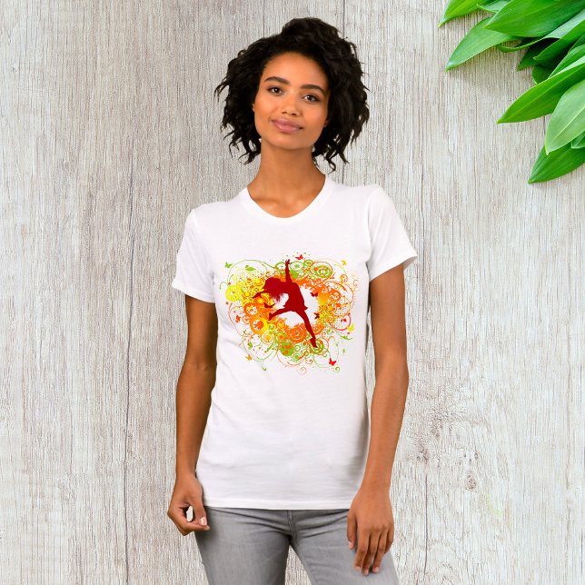 Dancer Silhouette Womens T-Shirt (Skapare uppladdad)