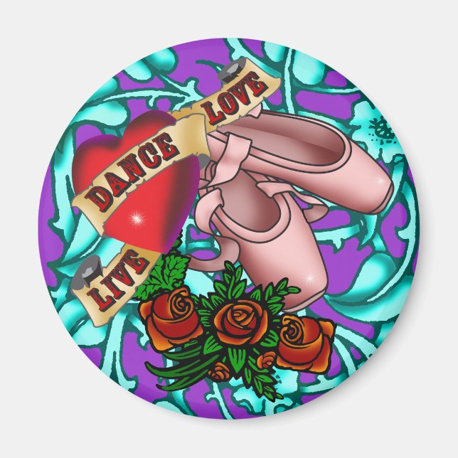 Dancer Tattoo Magnet (Framsidan)