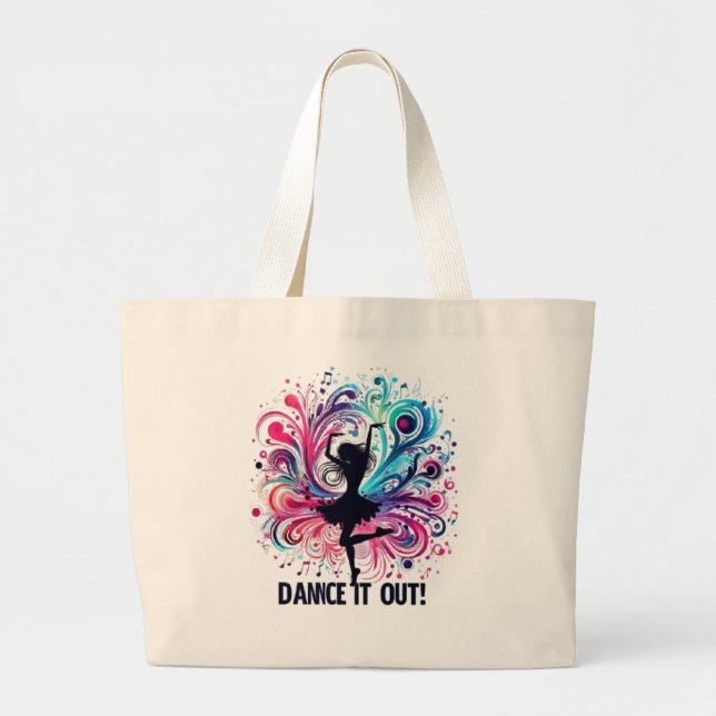 Dancer Tote Bag Jumbo Tygkasse (Framsidan)