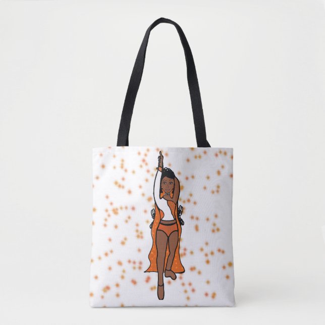 Dancer Tote Orange Spark 2 Tygkasse (Framsida)