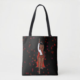 Dancer Tote Red Spark Tygkasse