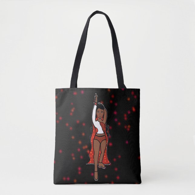 Dancer Tote Red Spark Tygkasse (Framsida)