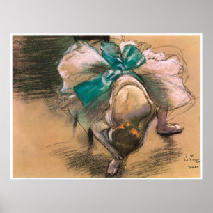 Dancer Tying her Shoe Ribbon, 1886, Edgar Degas Poster