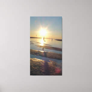 Dancer vid Menemsha Beach i Martha's Vineyard Canvastryck