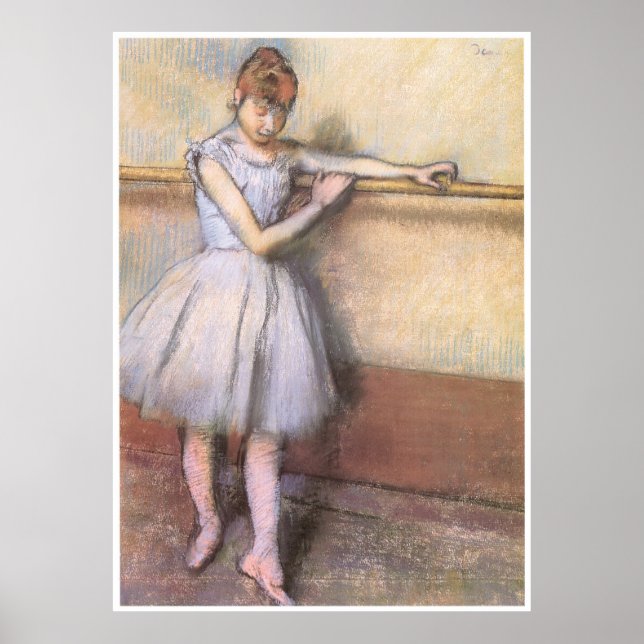 Dancer vid Pub, c. 1880, Edgar Degas Poster (Framsidan)