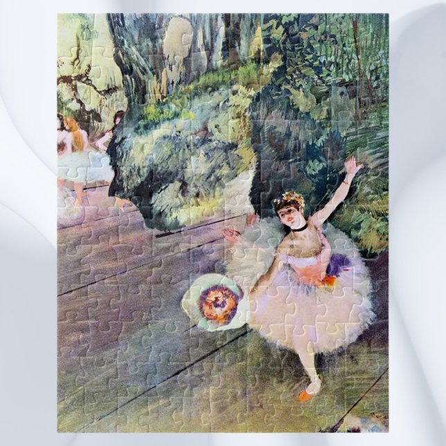 Dancer with a Bouquet of Flowers by Edgar Degas Pussel (Skapare uppladdad)