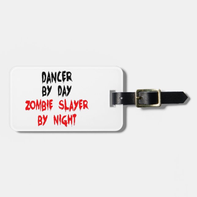 Dancer Zombie Sayer Bagagebricka (Horisontell Framsida)
