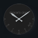 Dancers Clock Black<br><div class="desc">Lustigt Clock,  bästa idé för gåva. :</div>