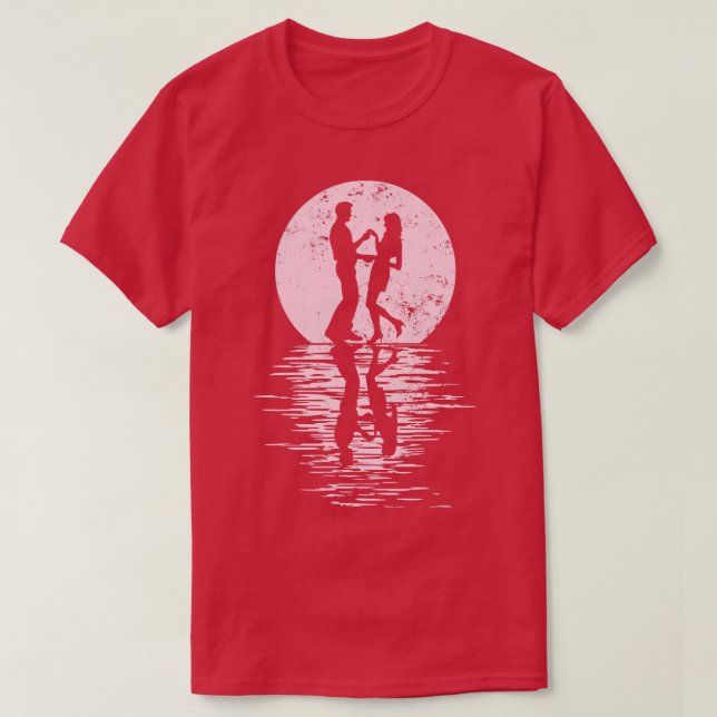 Dancers Dancing Par Dancing Rumba Fox Salsa 7 T Shirt (Design framsida)