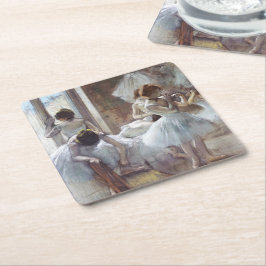 Dancers Edgar Degas Underlägg Papper Kvadrat