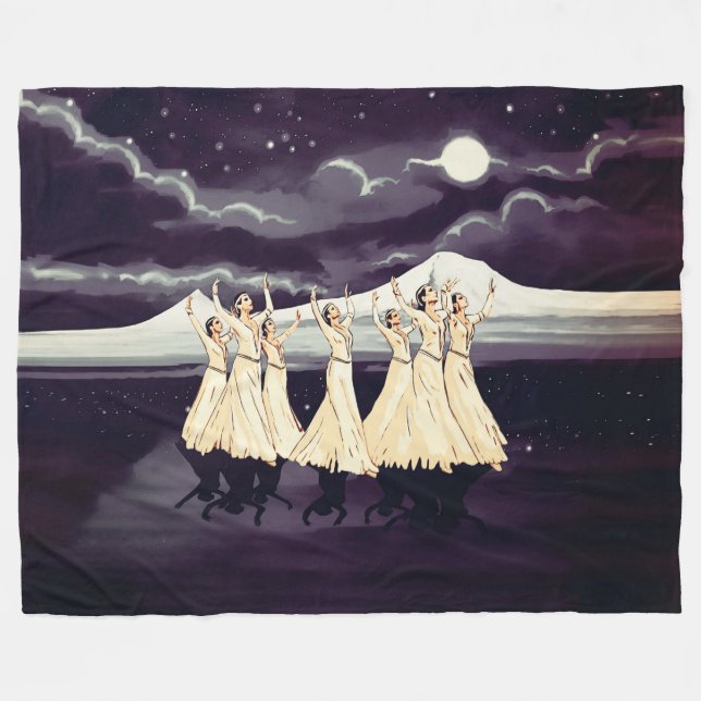 Dancers Fleece Blanket (Framsidan (Horisontell))