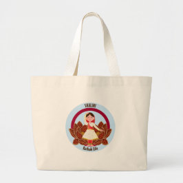 Dancers jumbo Tote Bag med Kathak Dancer Tygkasse