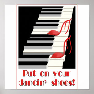 DANCIN SKOR affischen Poster