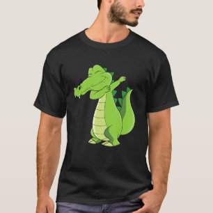 Dancing Alligator Funny Dabbing Alligator T Shirt