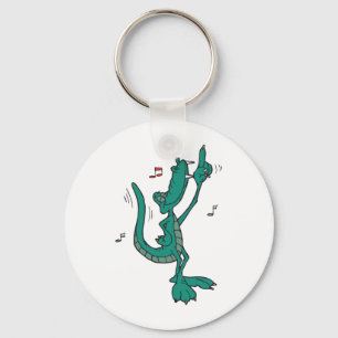 Dancing Alligator Nyckelring