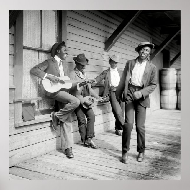 DANCING and PLAYING C. 1902 Poster (Framsidan)