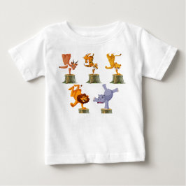 Dancing Animals Småbarn Bra Jersey T-shirt
