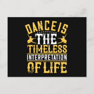 Dancing är den tidslösa tolkningen vykort