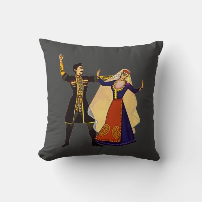 Dancing Armenian Dekorativ kudde (Framsida)