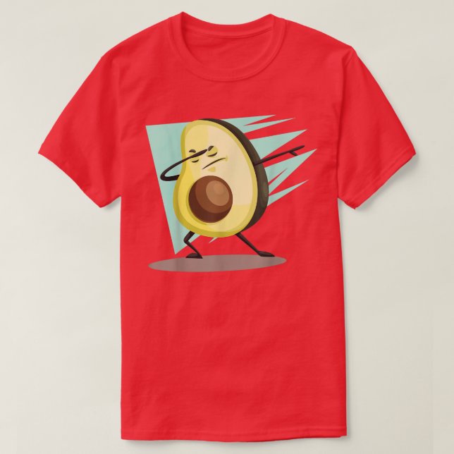 Dancing Avocado Älskare Dab Avocado Dabbing Avocad T Shirt (Design framsida)