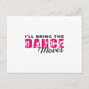 Dancing Ballerina Dance Queen Dancer Gift Idea Vykort