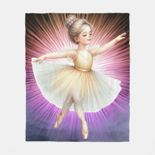 Dancing Ballerina Fleecefilt