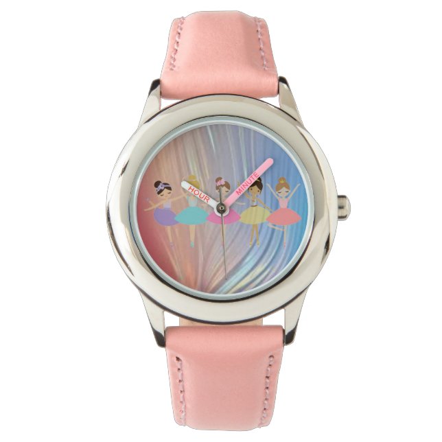 Dancing Ballerina Kids Watch Armbandsur (Framsida)