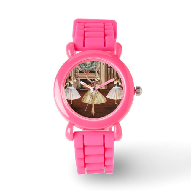 Dancing Ballerina och Nutcracker Watch Armbandsur (Framsida)