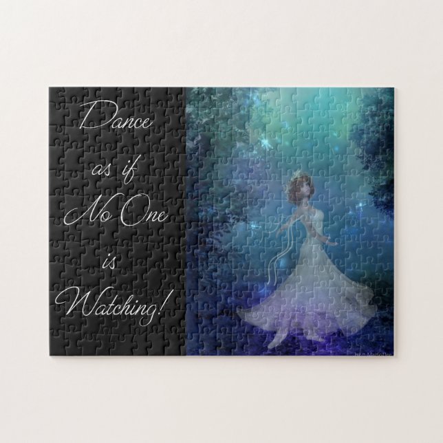 Dancing Ballerina Puzzle Pussel (Horisontell)