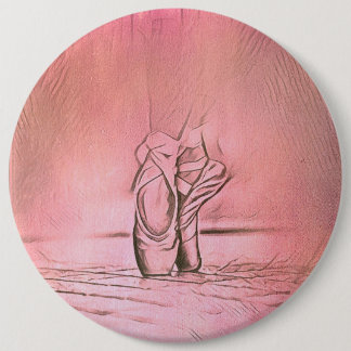 Dancing Ballet Shoes Rosa Ballerina Knapp