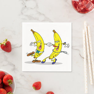 Dancing Bananas Pappra Napkins Pappersservett