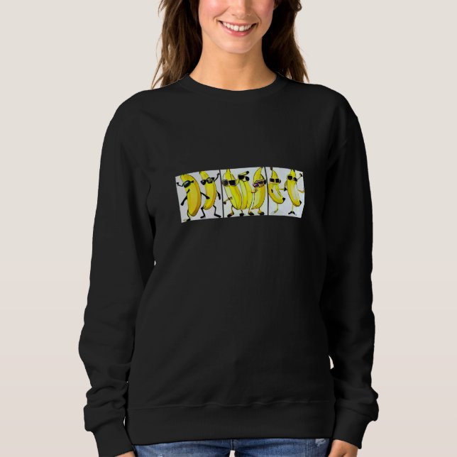 Dancing Bananas Sunglasses Ai Generated Art Me T Shirt (Framsida)