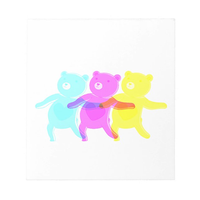 Dancing bears anteckningsblock (Framsida)