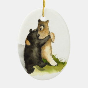 "Dancing Bears" Julgransprydnad Keramik