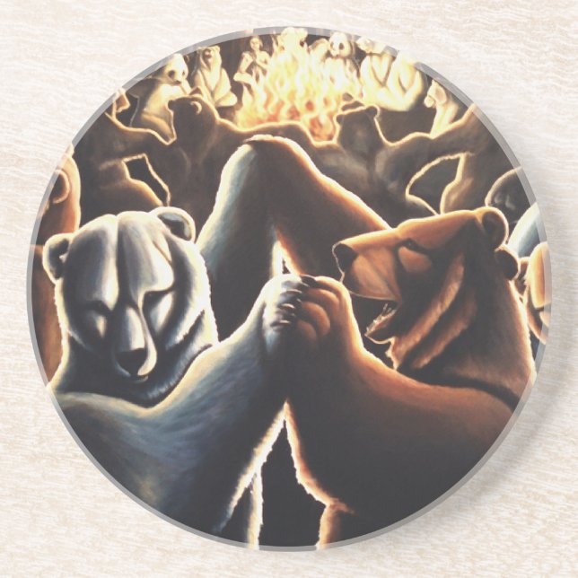 Dancing Bears Underlägg Party Animals Underläggs G (Framsidan)