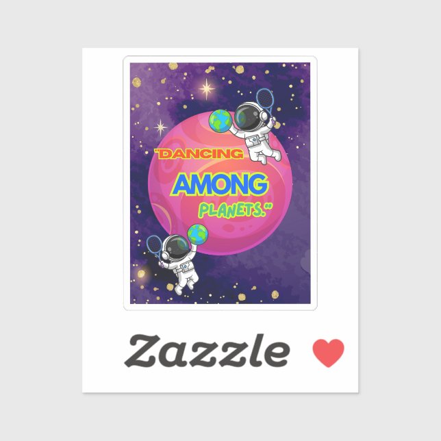 DANCING BLAND PLANETS KLISTERMÄRKEN (Ark)