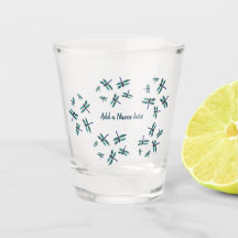 Dancing Blue Dragonfly Art Personlig