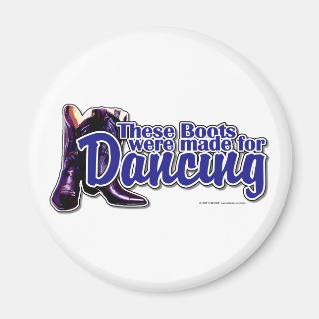 Dancing Boots Magnet (Framsidan)