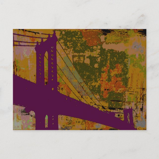 Dancing Bridge ~ Postcard / Inbjudningar Vykort (Framsida)