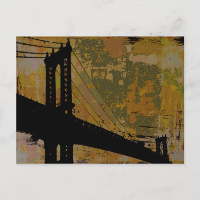 Dancing Bridge ~ vycard Modern Vykort (Framsida)