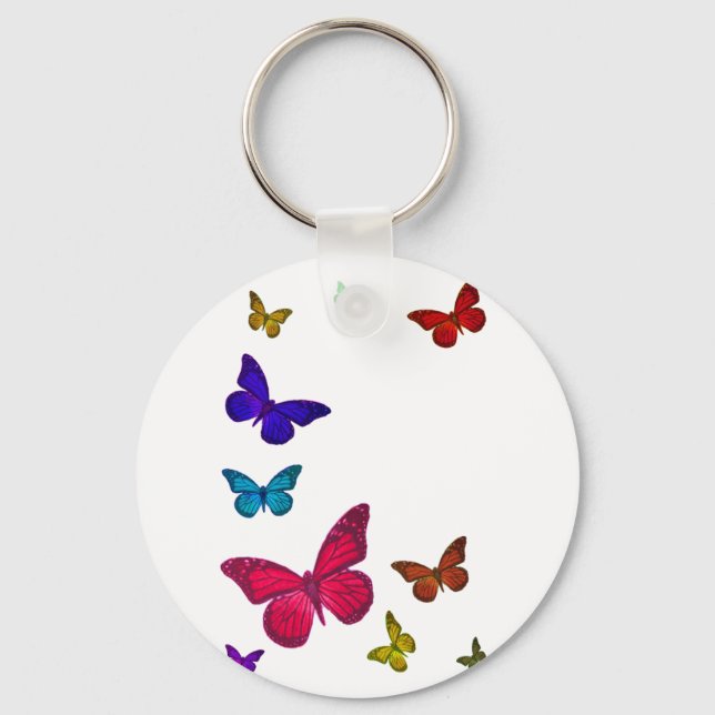 Dancing Butterflies Nyckelring (Framsida)